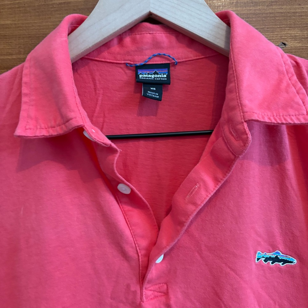 Patagonia Mens XS Organic Cotton Polo Shirt - Picture 2 of 6